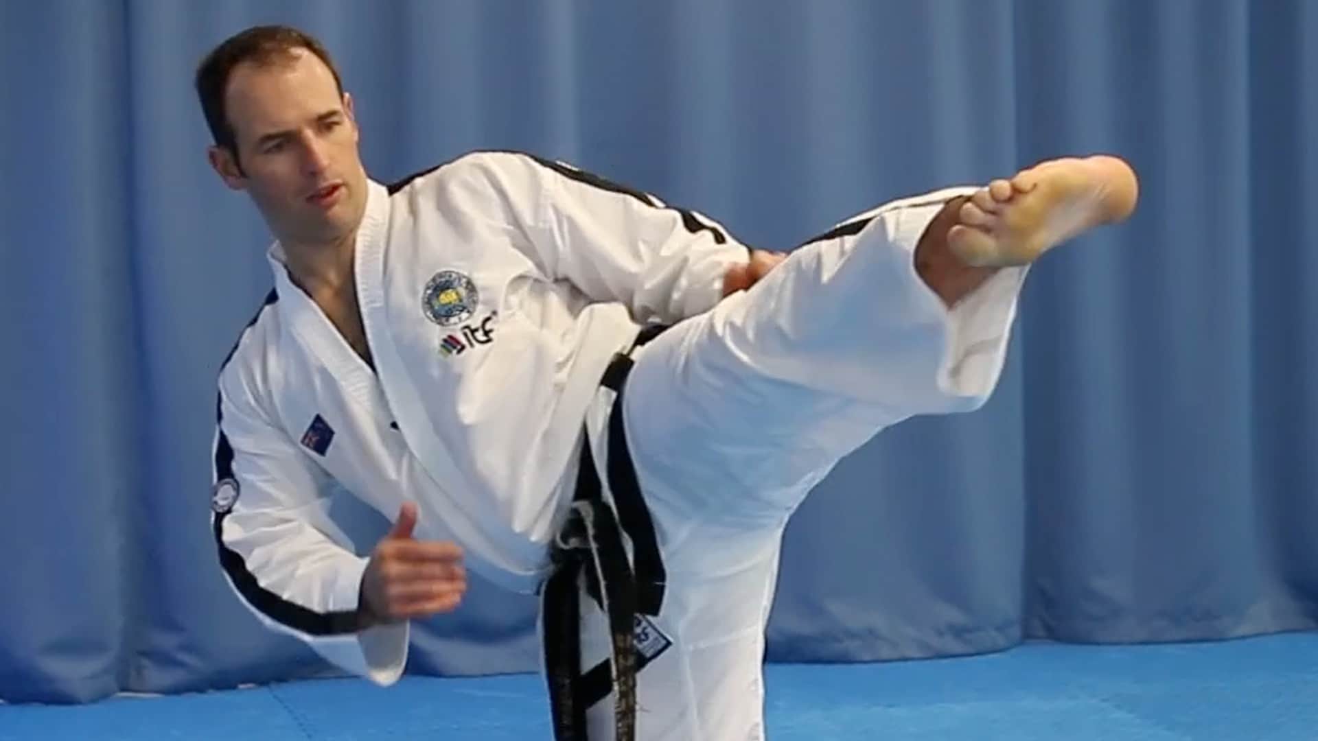 Master Gray Patterson Kicking