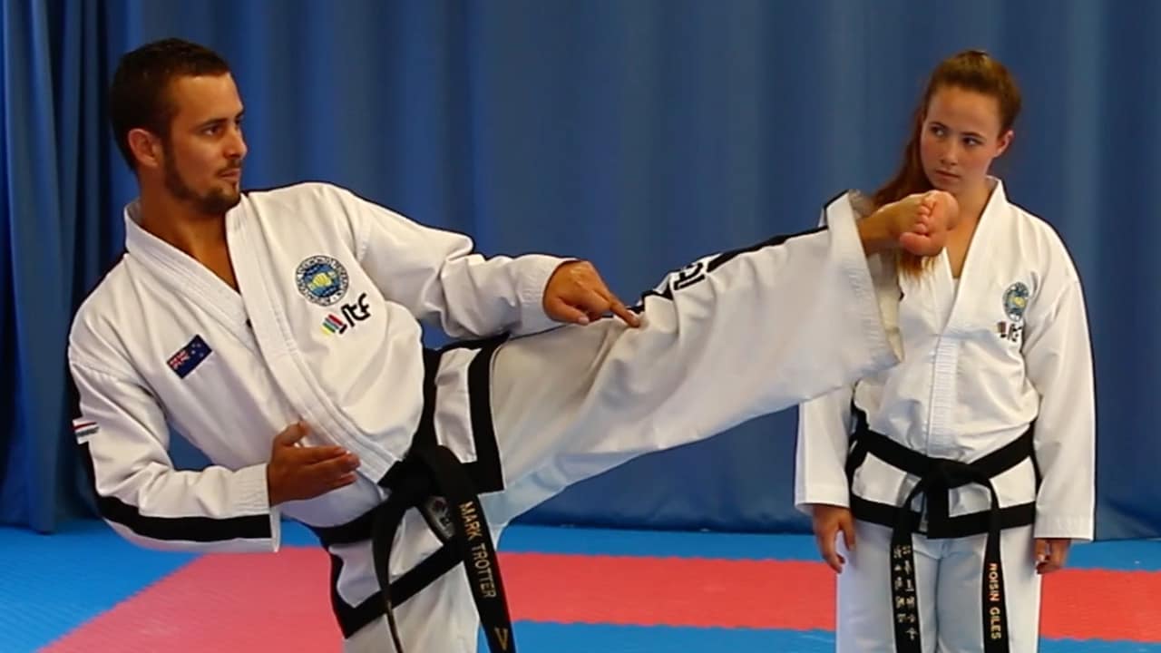 Kwang-Gae pattern coaching with Mark Trotter and Roisin Giles