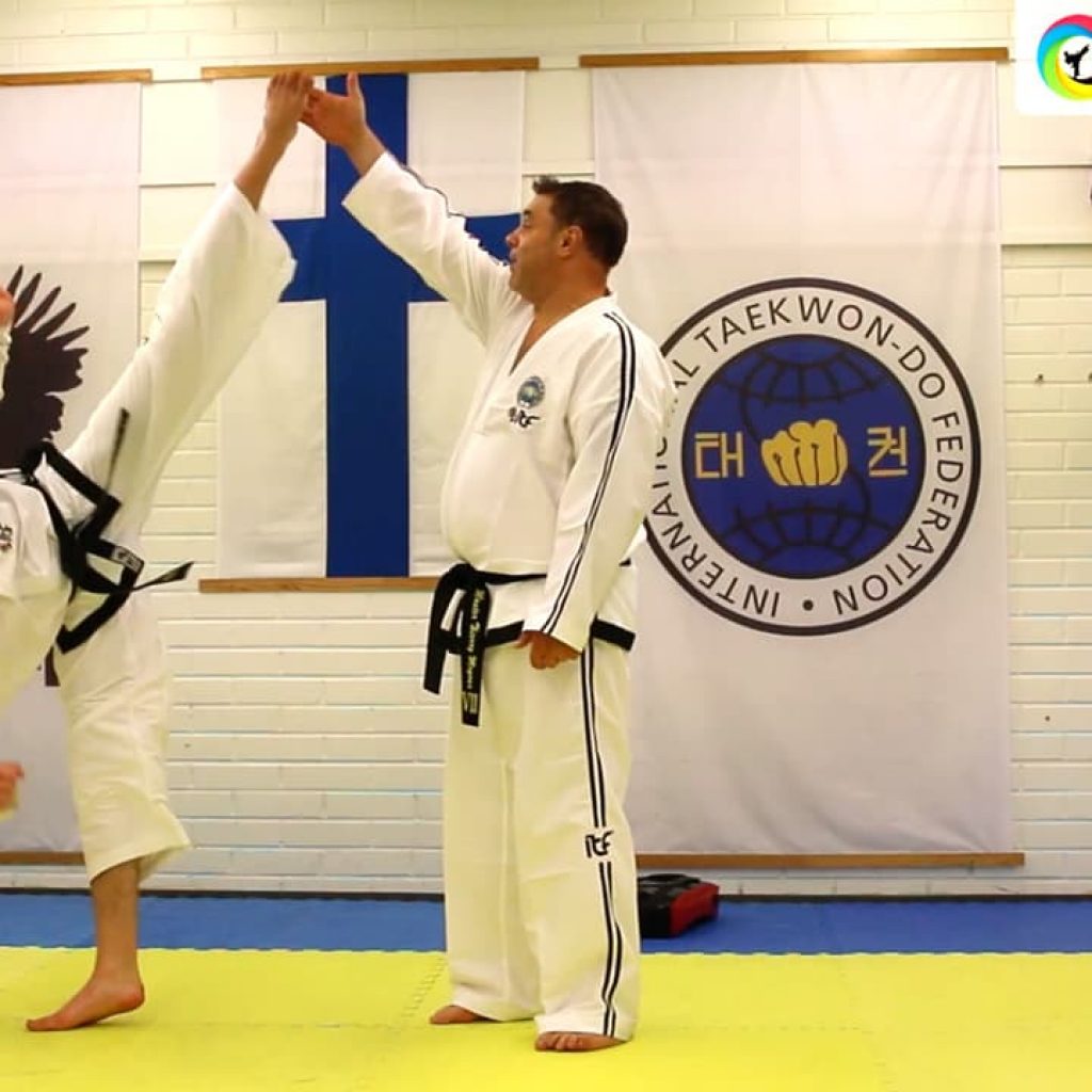 finnish workshop Dandae Dollyo chagi