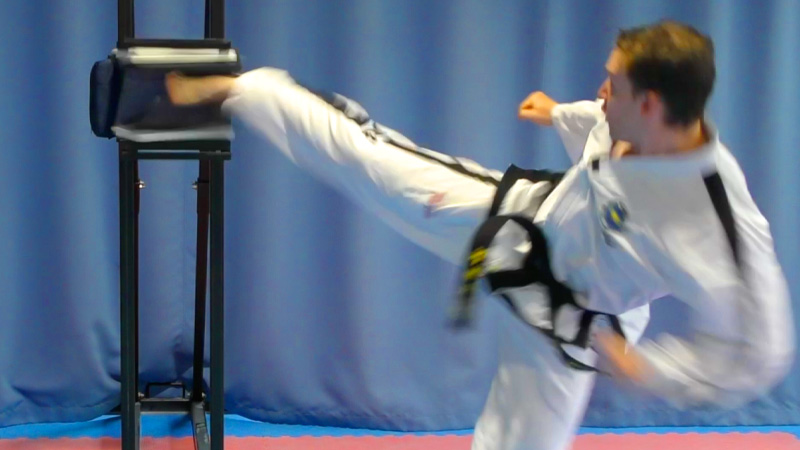 Breaking Reverse Turning Kick