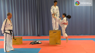 Teaching Flying High-Kick with Mr Doogan
