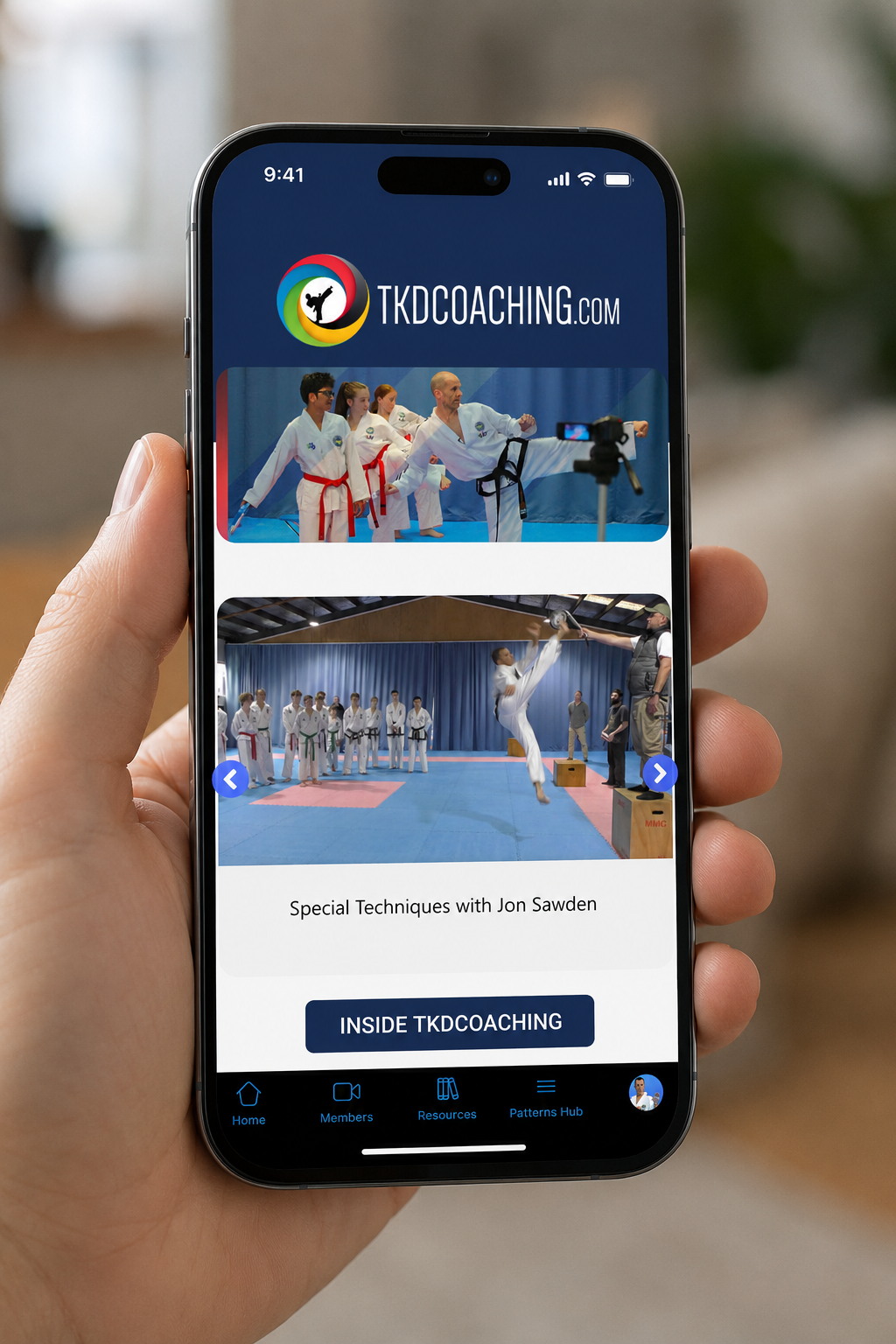 The TKDCoaching Mobile App